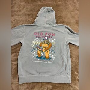 Old Row Outdoors Graphic Hoodie | Fishing Bear | Independent Trading Co | Medium